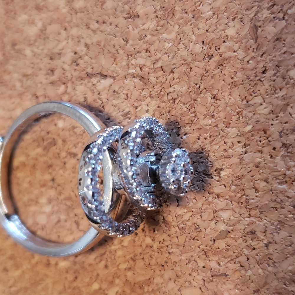 Double circle fidget spinner ring, small - Picture 5 of 6